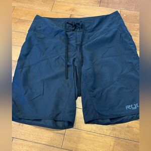 Ryu Respect Your Universe Mens Large Black Performance Athletic Classic Shorts